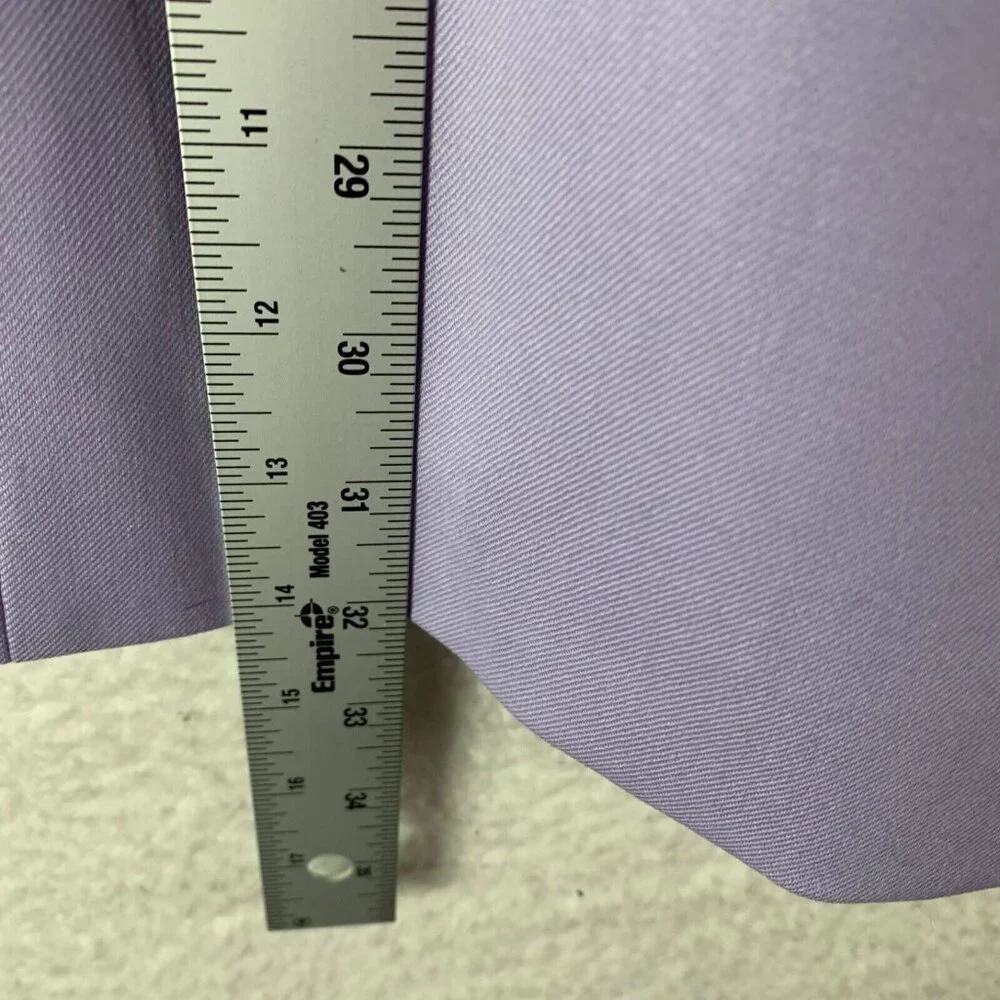 Marcell Von Berlin Women's Double Breasted Long Coat Lilac Blazer Size 4 US 9231